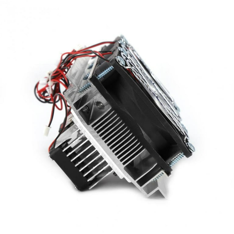 Moniel TEC Electron Semiconductor Refrigeration Cooler Triple Fan Thermoelectric Module Kit DIY Peltier Thermoelectric Cooling Unit Cooling Device for Local Cooling Small Space Cooling Moniel TEC Electron Semiconductor Refrigeration Cooler Triple Fan Thermoelectric Module Kit DIY Peltier Thermoelectric Cooling Unit Cooling Device for Local Cooling Small Space Cooling